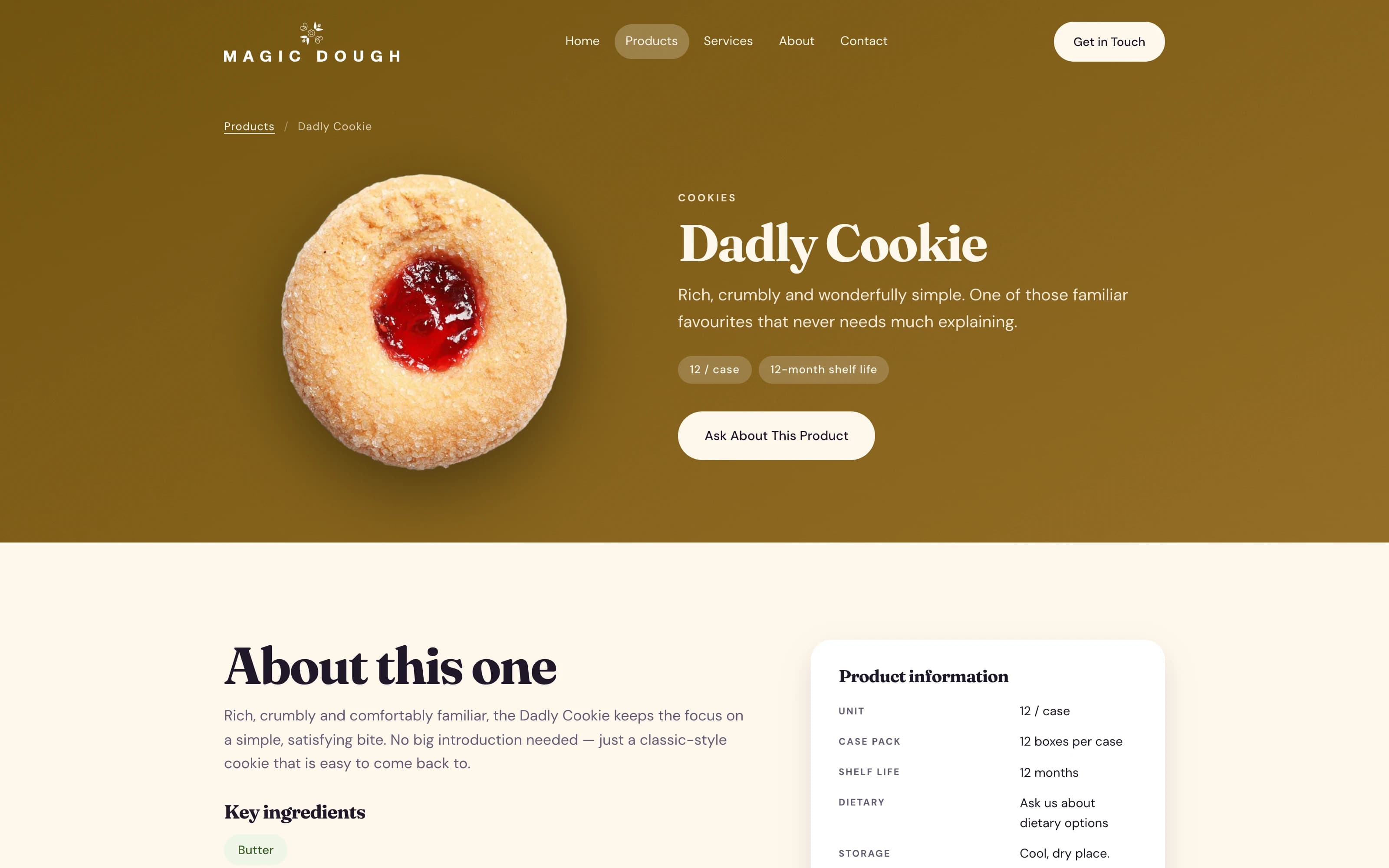Magic Dough — interface 2