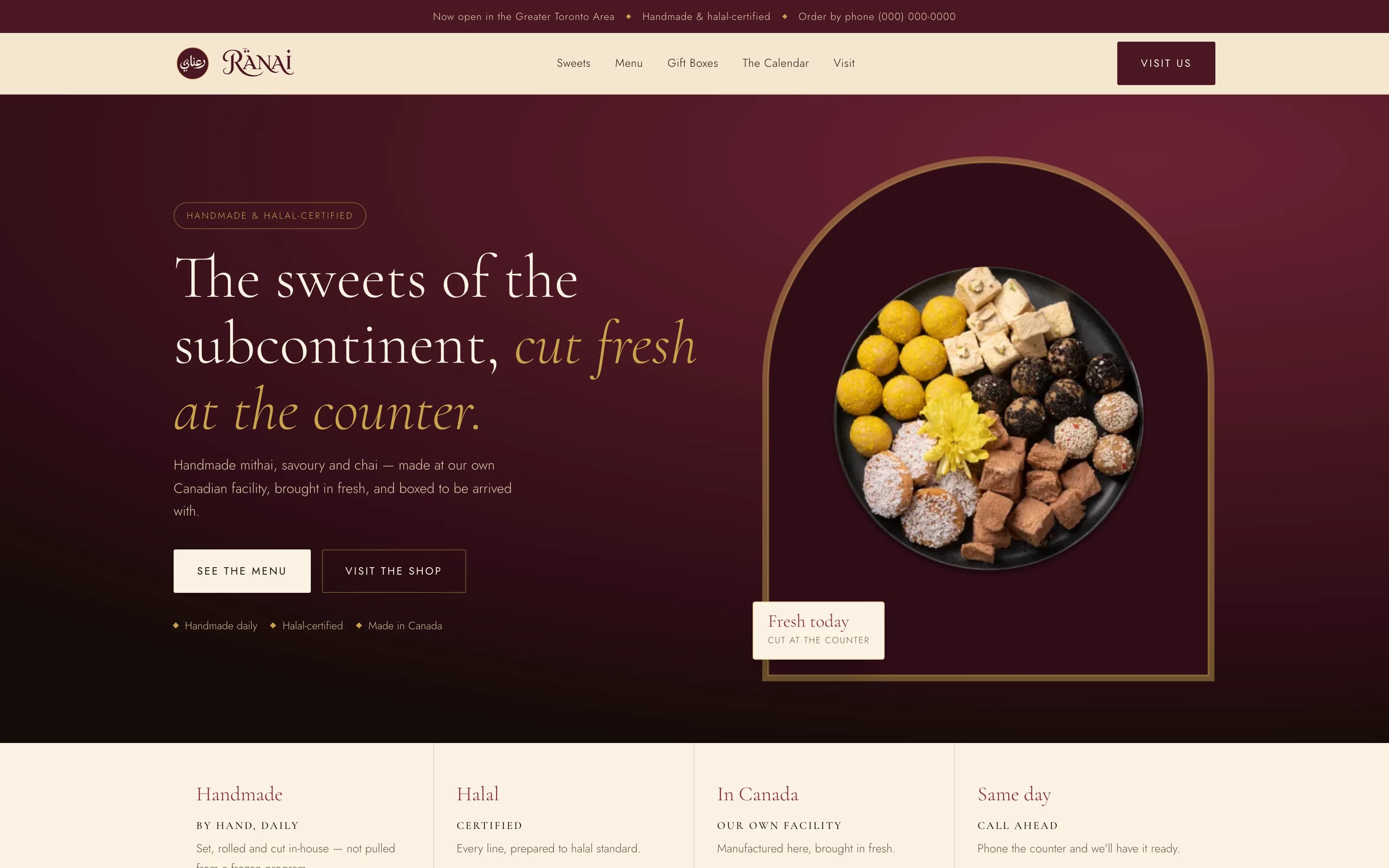 Ranai — A sweets house, from mark to storefront